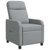 vidaXL Relaxfauteuil Lichtgrijs Stof