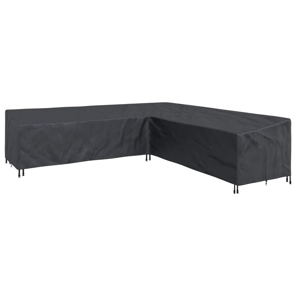 vidaXL Meubelhoes Zwart 325 x 325 x 80 cm 600D Oxford Stof