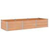 vidaXL Verhoogde plantenbak Bruin 300 x 100 x 54 cm WPC en Aluminium