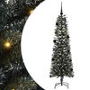 vidaXL Kunstkerstboom met 150 LED Groen 150 cm PVC en Plastic en Staal