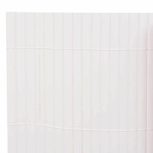 vidaXL Tuinhek Wit 150 x 500 cm PVC