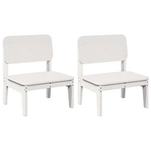 vidaXL Tuinstoelen 2 st 60x52,5x72 cm massief grenenhout wit