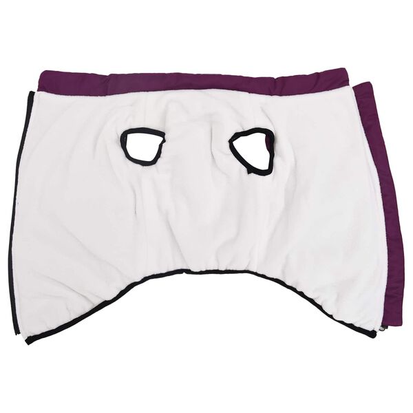 vidaXL Hondenjas Paars L48 Fleece en polyester