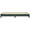 vidaXL Boxspring bed 140x190 cm fluweel donkergroen
