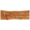 vidaXL Tafelblad rechthoekig natuurlijke rand 120x40x3,8 cm acaciahout