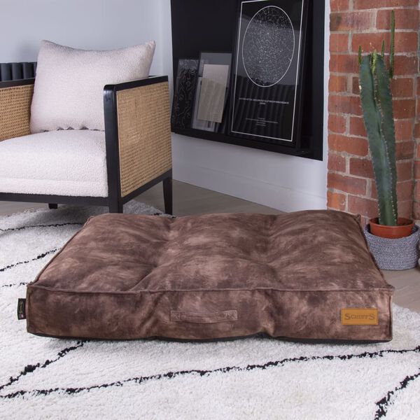 Scruffs & Tramps Hondenkussen Kensington maat M 80x60 cm bruin