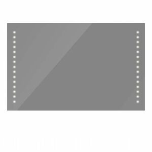 vidaXL Badkamerspiegel met LEDs 100x60 cm
