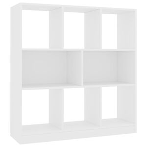 vidaXL Boekenkast 97,5x29,5x100 cm bewerkt hout wit