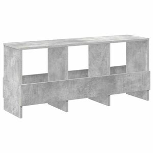 vidaXL Tijdschrift Rek Beton Grijs 102 x 30 x 45 cm