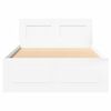 vidaXL Bedframe met hoofdeinde zonder matras 90x200 cm wit