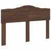 vidaXL Hoofdbord Bruin Eiken Bewerkt hout