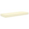 vidaXL Buiten Zitkussen Cr&egrave;me 115 x 40 x 8 cm 100% Polyester