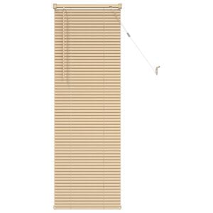 vidaXL Venetiaanse Blind Lichtbruin met Patroon 150 x 50 cm PVC