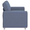 vidaXL Loveseat Sofa Blauw 160x77x82 cm Corduroy Stof