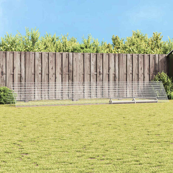 vidaXL Kippenhok Zilver 650 x 100 x 85 cm Gegalvaniseerd staal