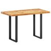 vidaXL Eettafel 120x60x76 cm massief gerecycled hout
