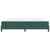 vidaXL Boxspringbed met matras Donkergroen 180 x 220 cm Stof