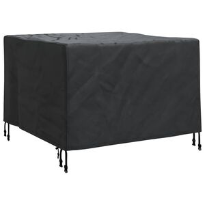 vidaXL Meubelhoes 99 x 99 x 60 cm 210D Oxford Stof Rechthoekig Zwart