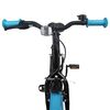 vidaXL Kinderfiets 18 Inch voor 5-7 jaar Zwart