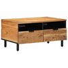 vidaXL Salontafel met lade Bruin 80 x 54 x 40 cm Massief acaciahout