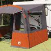 vidaXL Achterkleptent voor Caravan Grijs en Oranje 352 x 250 x 240 cm