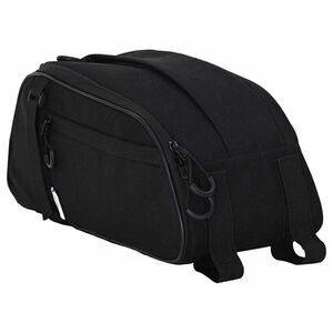 vidaXL Fietstas Zwart 38 x 16 x 16 cm Polyester