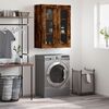 vidaXL Wandkast 69,5x34x90 cm bewerkt hout gerookt eikenkleurig