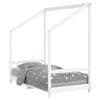 vidaXL Kinderbedframe 80x160 cm massief grenenhout wit