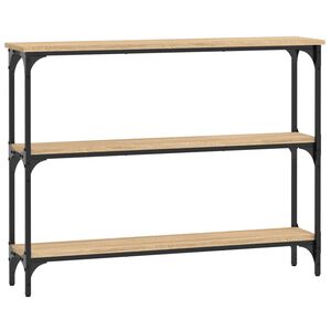 vidaXL Wandtafel 100x22,5x75 cm bewerkt hout sonoma eikenkleurig