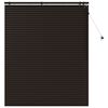 vidaXL Venetiaanse jaloezie Donkerbruin 130 x 160 cm 35 mm