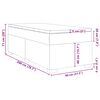 vidaXL Boxspring met matras fluweel donkergroen 80x200 cm