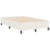 vidaXL Boxspringbed Cr&egrave;me 120 x 190 cm Katoen Stof