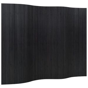 vidaXL Kamerscherm breedte 250 cm hoogte 165 cm bamboe zwart