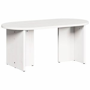vidaXL Salontafel Wit 80 x 39,5 x 35 cm Massief grenenhout