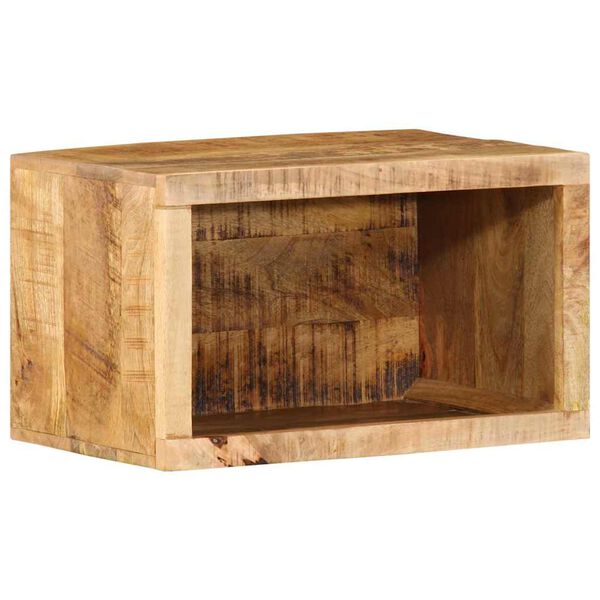 vidaXL Nachtkastje Bruin 40 x 30 x 25 cm Massief Mango Hout