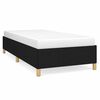 vidaXL Bedframe zonder matras 90x190 cm stof zwart