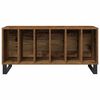 vidaXL Platenkast met plank Oud hout 100 x 38 x 48 cm Bewerkt hout