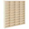 vidaXL Muurdisplaykast Muurmontage Beige 40 x 4,5 x 43 cm Bewerkt hout