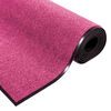 vidaXL Deurmat Anders Roze en Zwart 120 x 250 cm Polyamide en PVC