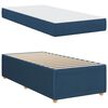 vidaXL Bedframe met matras Blauw 80 x 200 cm Stof
