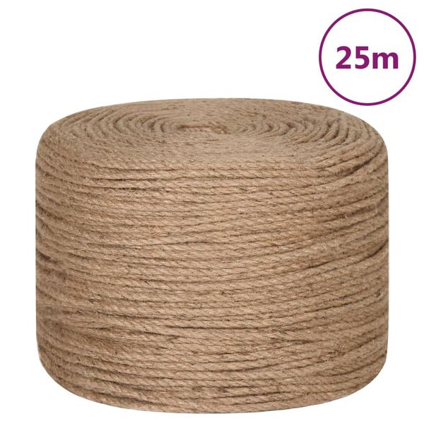 vidaXL Touw 25 m lang 8 mm dik jute