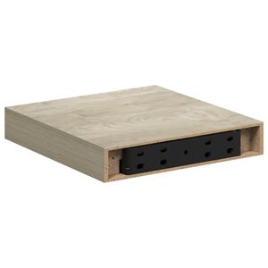 vidaXL Wandschap zwevend 23x23,5x3,8 cm MDF eikenkleur