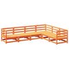 vidaXL 6-delige Loungeset massief grenenhout wasbruin