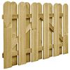 vidaXL Tuinpoort 100 x 75 cm Massief grenenhout Groen