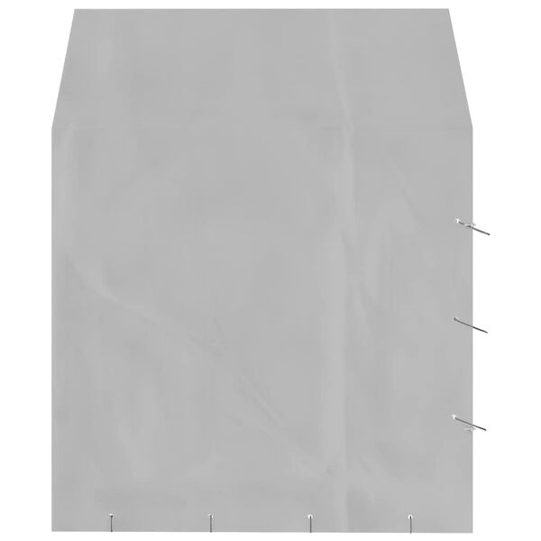 vidaXL Hondenkennel met dak 2x2x2,5 m gegalvaniseerd staal zilver