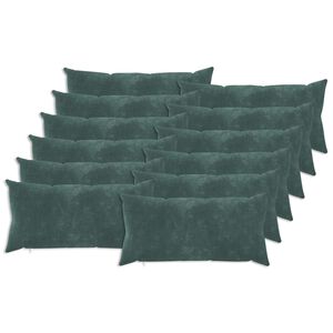 vidaXL Kussensloop 12 pcs HEERLEN Zee blauw 40 x 80 cm