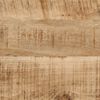 vidaXL Wandtafel 90x30x75 cm massief ruw mangohout en ijzer
