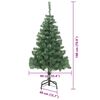 vidaXL Kerstboom met 300 LED met standaard Groen 180 cm PVC