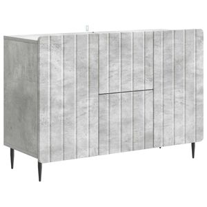 vidaXL Dressoir met lade Betongrijs 89 x 34,5 x 62 cm Bewerkt hout