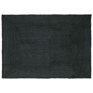 vidaXL Gebied Tapijt Donkergrijs 160 x 230 cm Jute